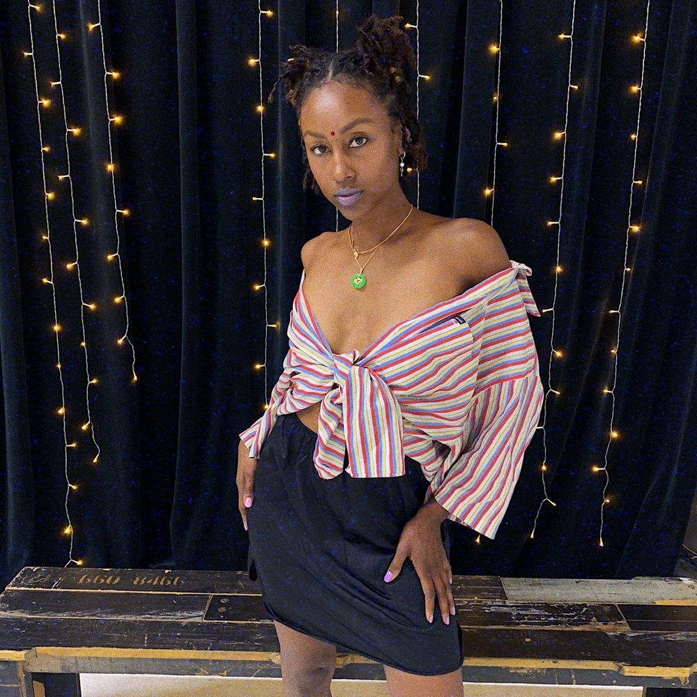Striped button up - Picture 5 of 5